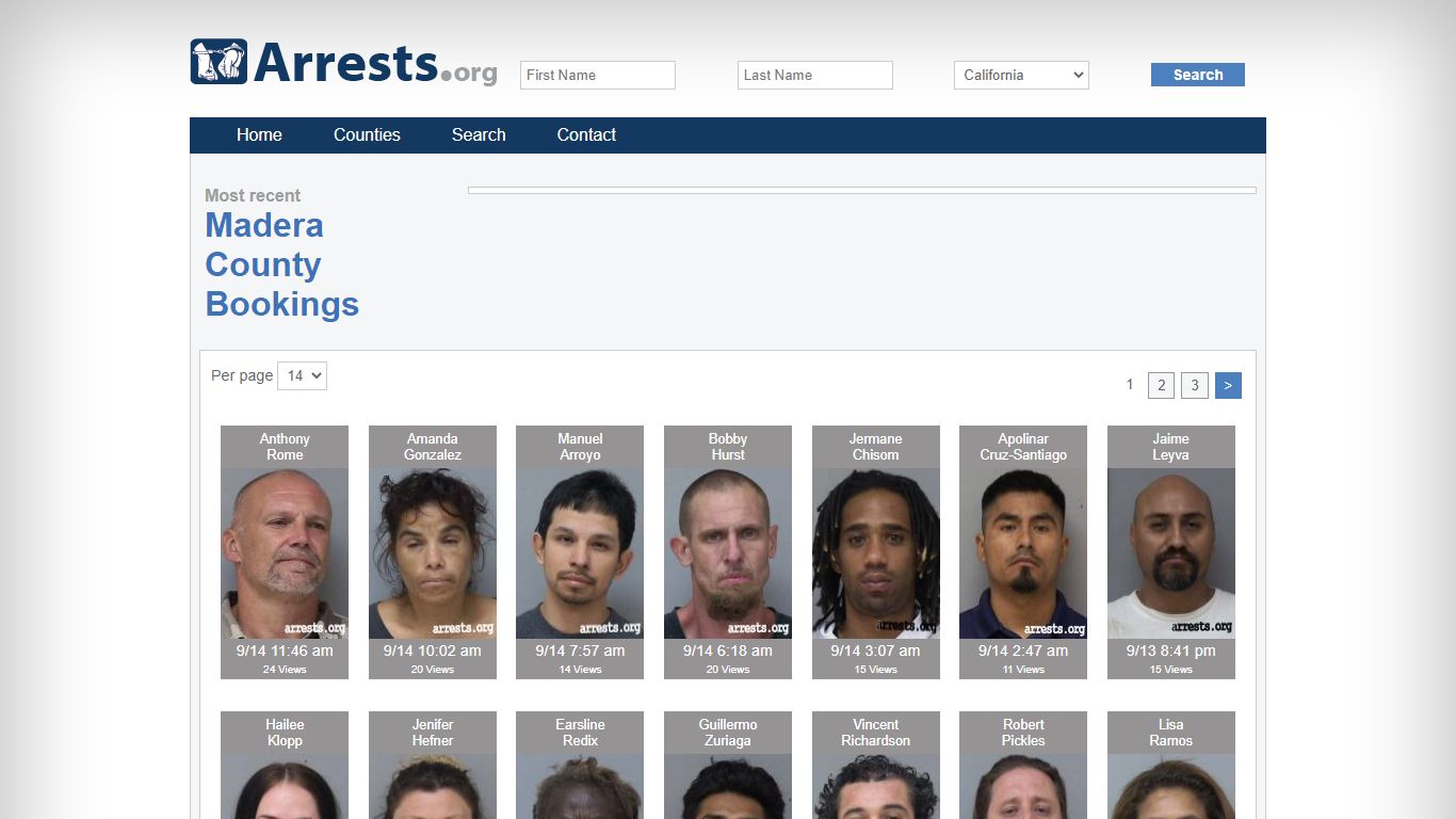 Madera County Arrests and Inmate Search